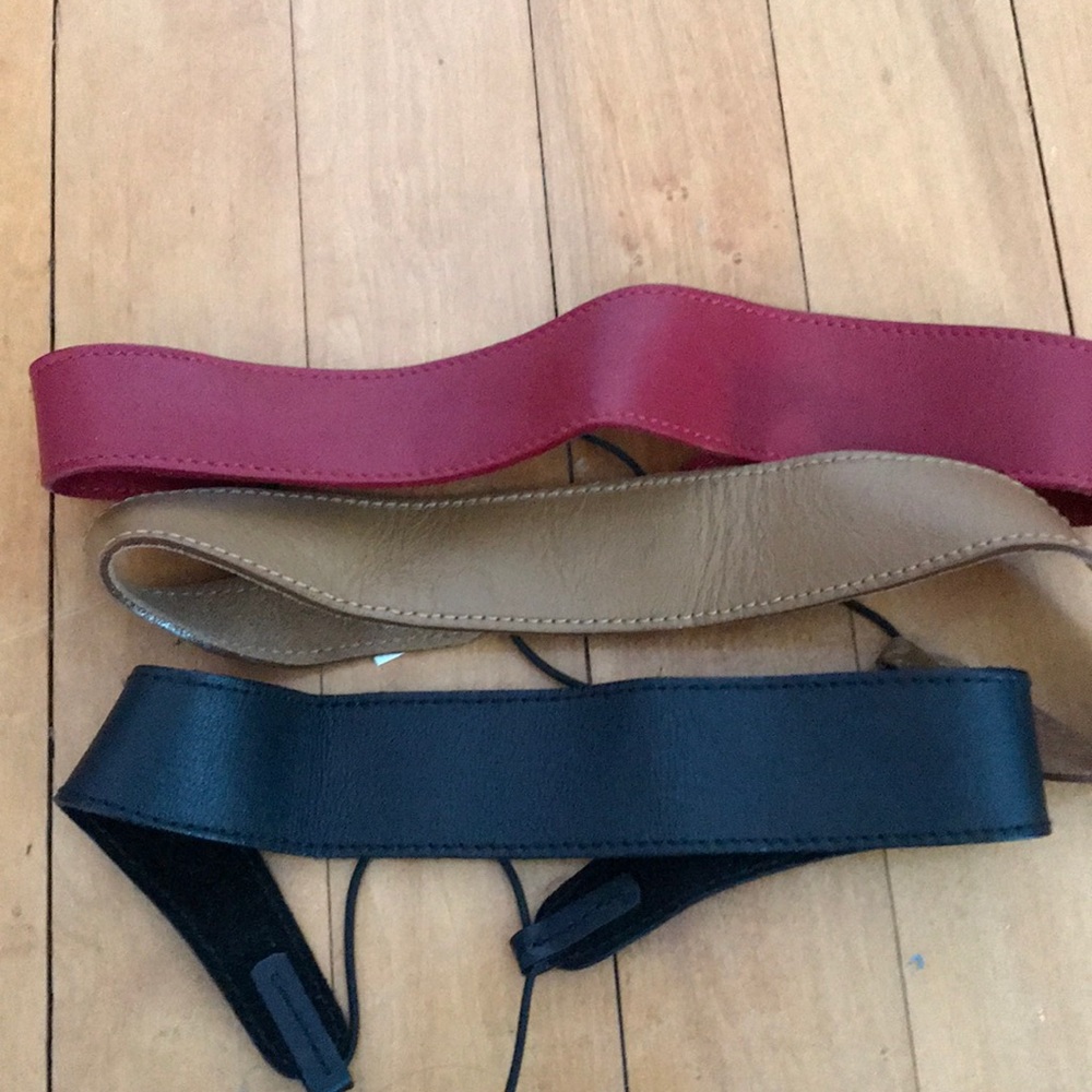 Set of 3 Leather Talbots Headbands